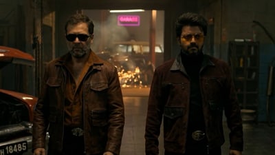 Rahul Gandhi and Vijay in the Kamal Haasan and Rajinikanth-themed video.