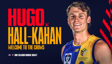 Crows select Hugo Hall-Kahan in Mid-Season Rookie Draft
