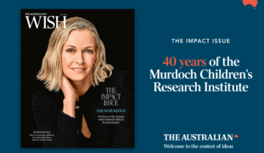 Sarah Murdoch Fronts WISH Impact Issue Celebrating 40 Years Of MCRI Breakthroughs