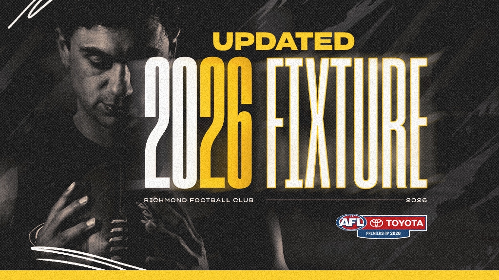 Richmond's Round 16-22 AFL fixture revealed