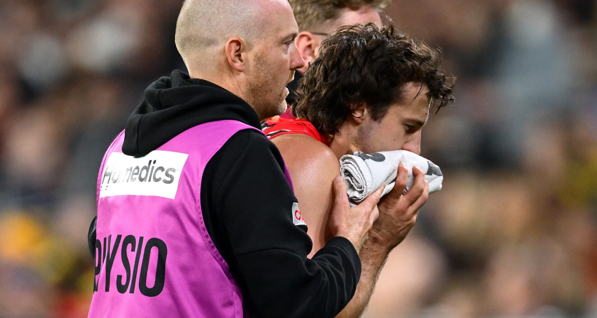 Three players in hospital, seven injured after bruising Dreamtime clash
