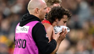 Three players in hospital, seven injured after bruising Dreamtime clash