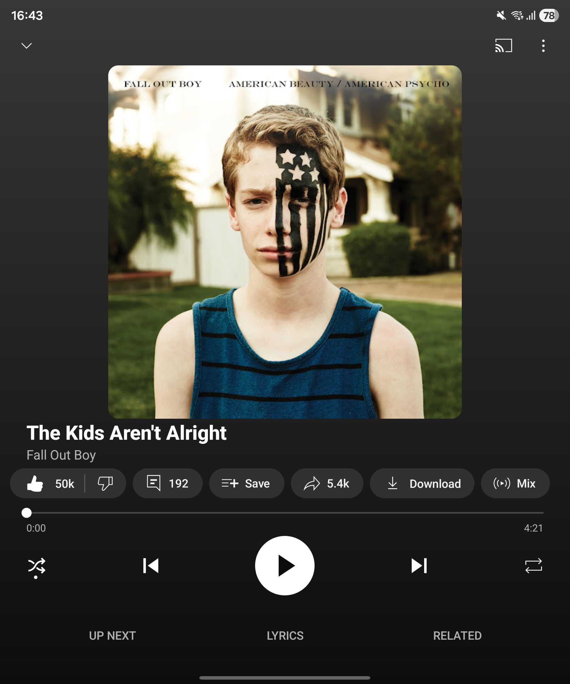 YouTube Music Foldable old UI fold 4