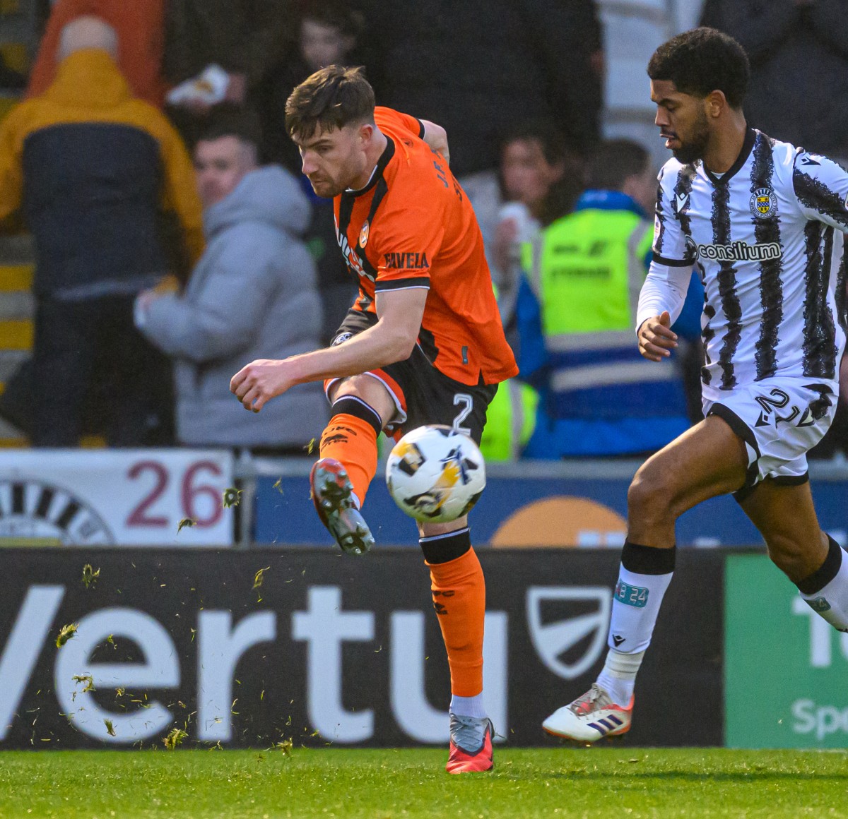 Ryan Strain in action at the SMiSA stadium