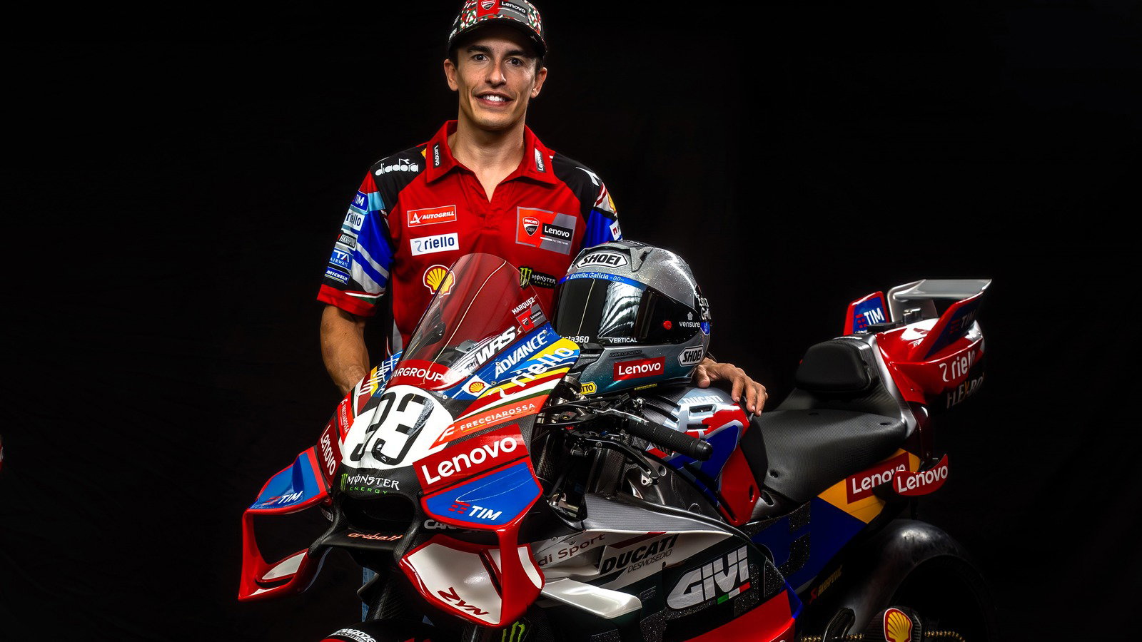 Marc Marquez, special Italian MotoGP livery.