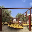 © Parham Taghioff, Persia Photography Center Cheshm Cheran Bazi Playground / ZAV Architects - Exterior Photography, Wood