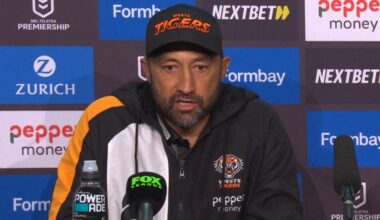 Benji Marshall press conference after Wests Tigers loss to Melbourne Storm, video, injuries