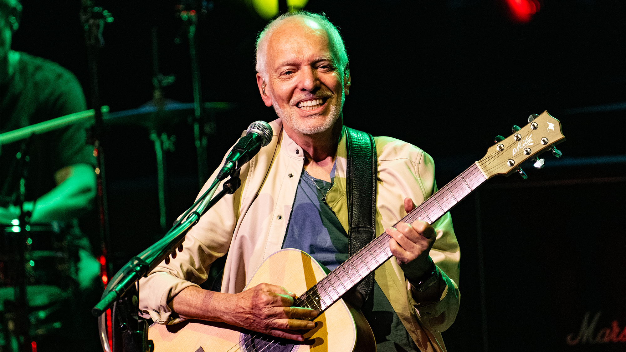Rock and Roll Hall of Fame inductee Peter Frampton performs at the Yaamava&rsquo; Resort &amp; Casino in Highland, California, June 23, 2025.