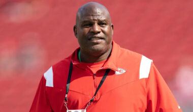 Eric Bieniemy, Mike Bradway represent the Kansas City Chiefs during a special opportunity at the NFL Owners Meetings in Orlando