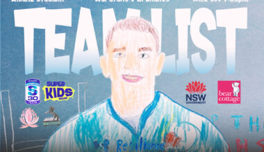 Bear Cottage getting creative with the NSW Waratahs