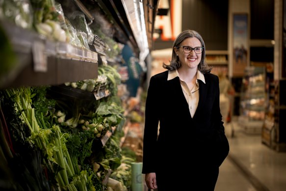 Coles boss Leah Weckert is backing claims that large corporates, like the grocery giant, are quickly adopting AI. 