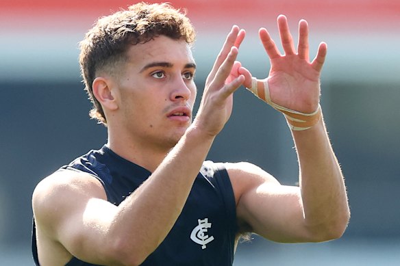Teenager Cody Walker could be the next big thing for Carlton – if the Blues can keep rival clubs at bay.