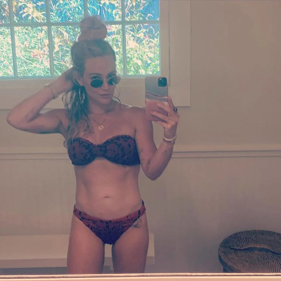 Hilary Duff in a bikini