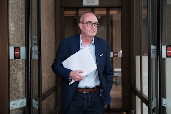 Metigy co-founder David Fairfull, pictured in 2023, has pleaded guilty to misleading investors.