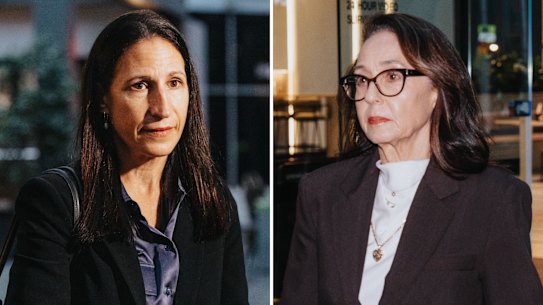 Michele Goldman, CEO of the NSW Jewish Board of Deputies, and Shirley Leader, the vice president of the National Council of Jewish Women of Australia.