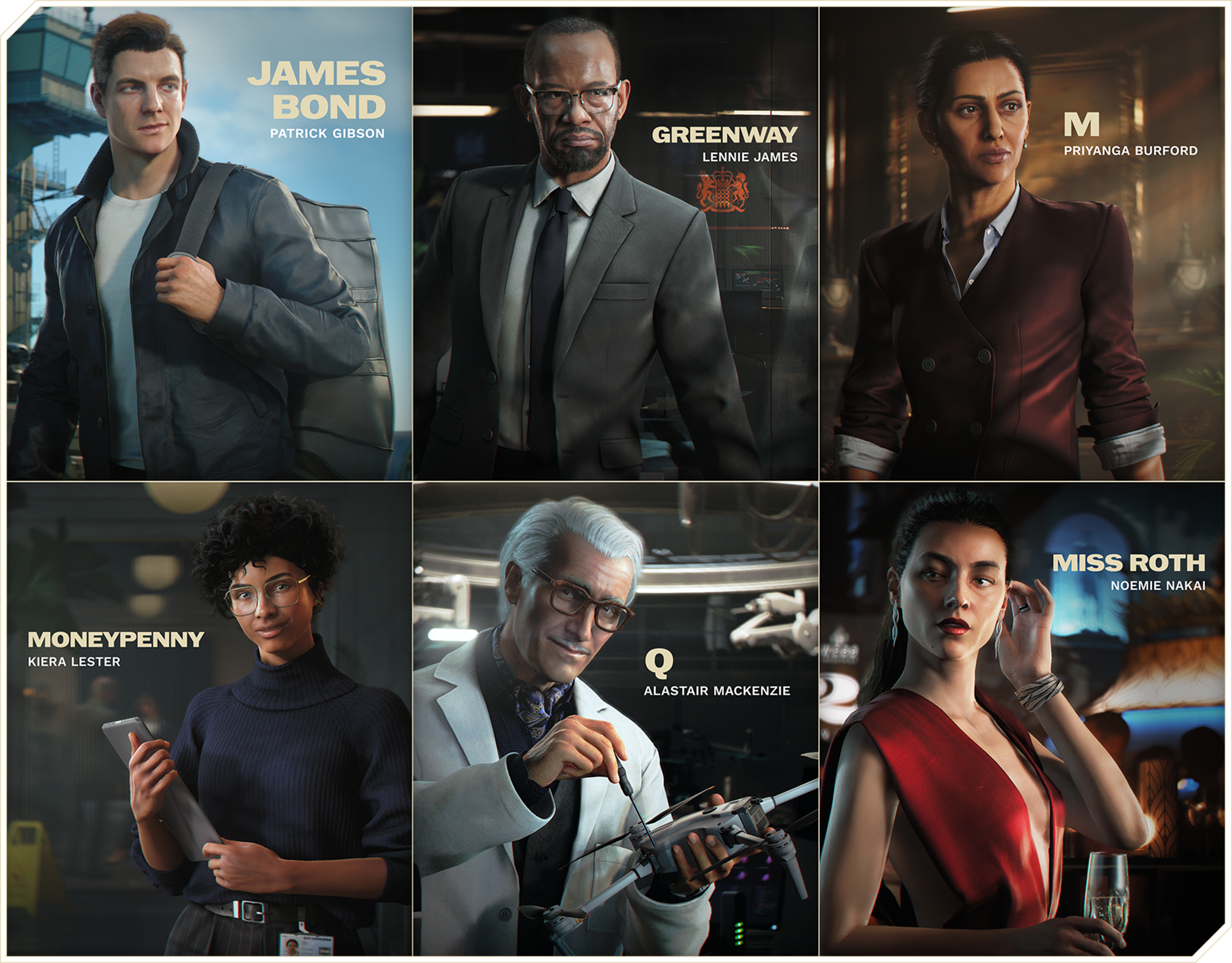 007 First Light characters