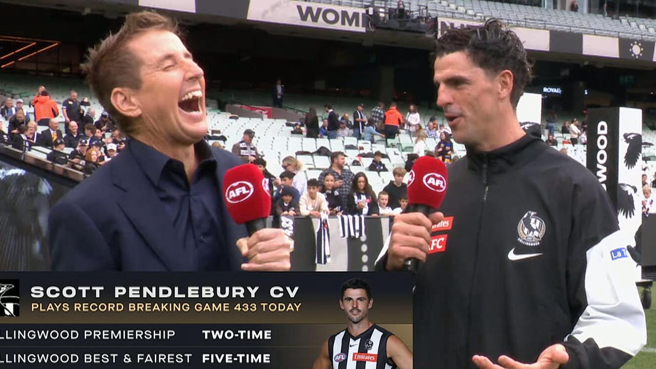 AFL 2026: Scott Pendlebury record game celebrations, Collingwood Magpies v West Coast Eagles, updates, latest news