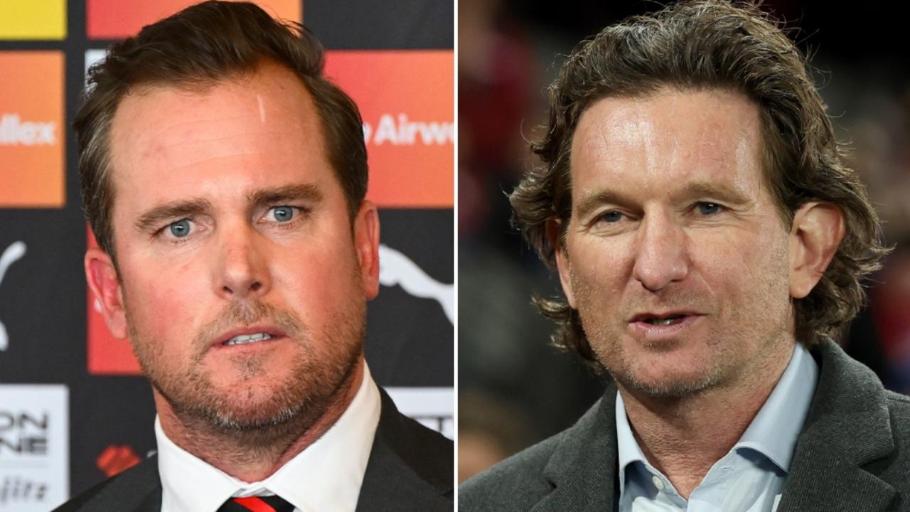 AFL 2026: Gerard Whateley whacks Essendon over Brad Scott coach sacking, Kevin Sheedy urges James Hird to take Bombers job