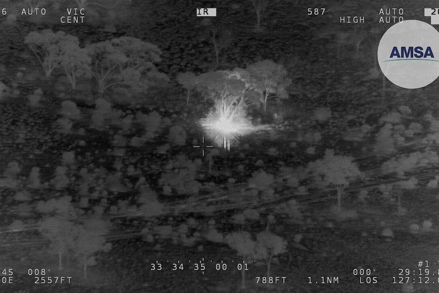 AMSA aerial night search