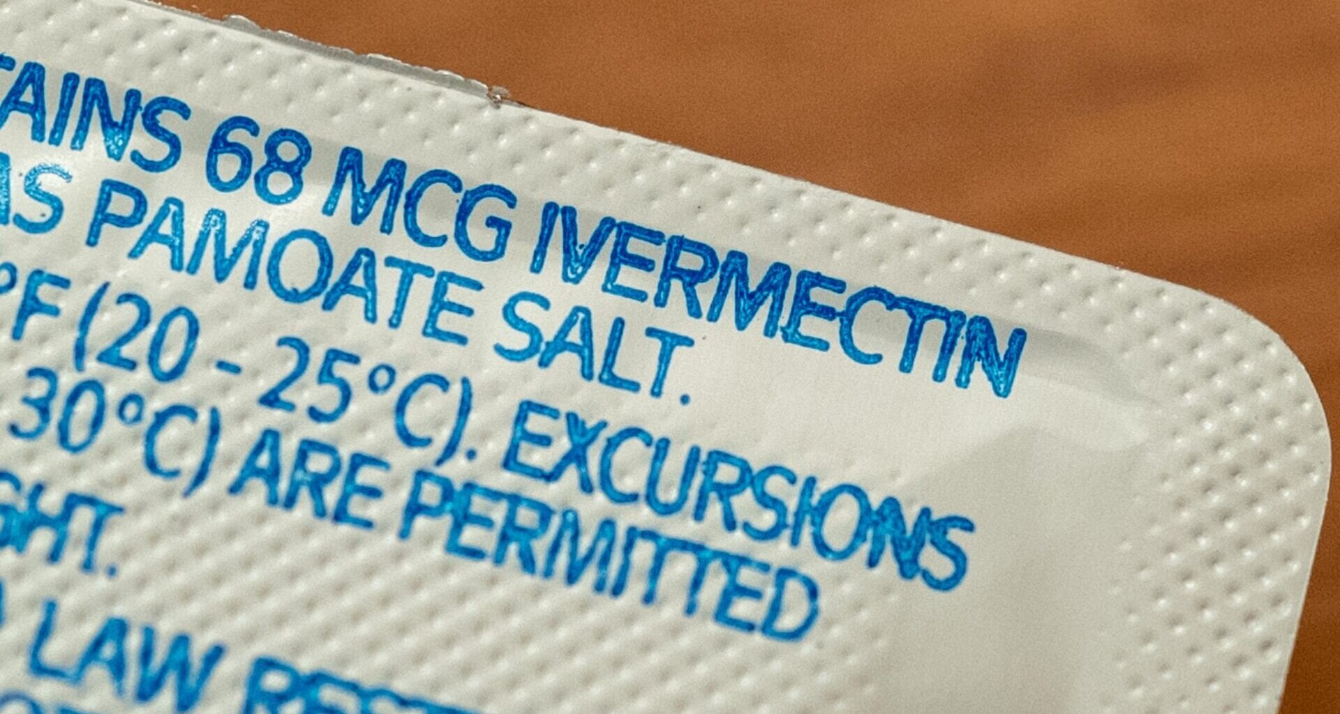 A packet of ivermectin.