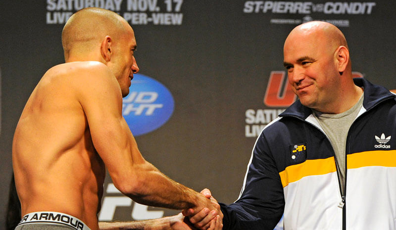 Georges St-Pierre Calls Dana White the “GOAT Promoter” Ahead of Netflix MMA Debut