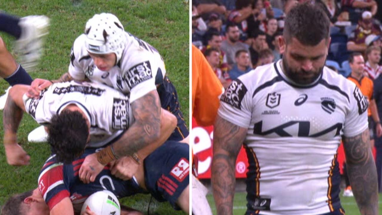 Sydney Roosters def. Brisbane Broncos, Kotoni Staggs elbow sin bin, Reece Walsh, Adam Reynolds HIA, Mark Nawaqanitawase ankle