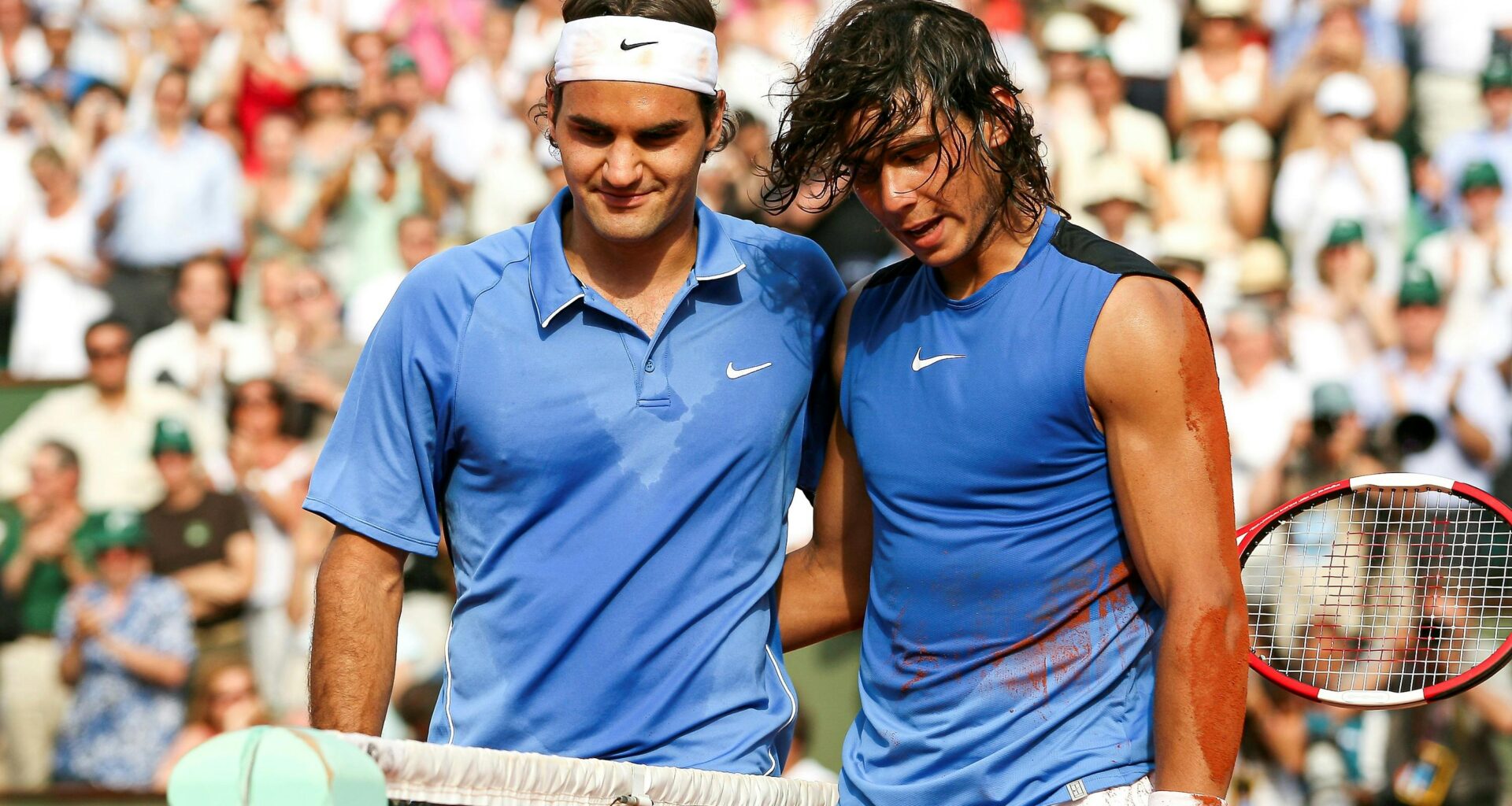 Rafael Nadal & Roger Federer / Finale Roland-Garros 2006