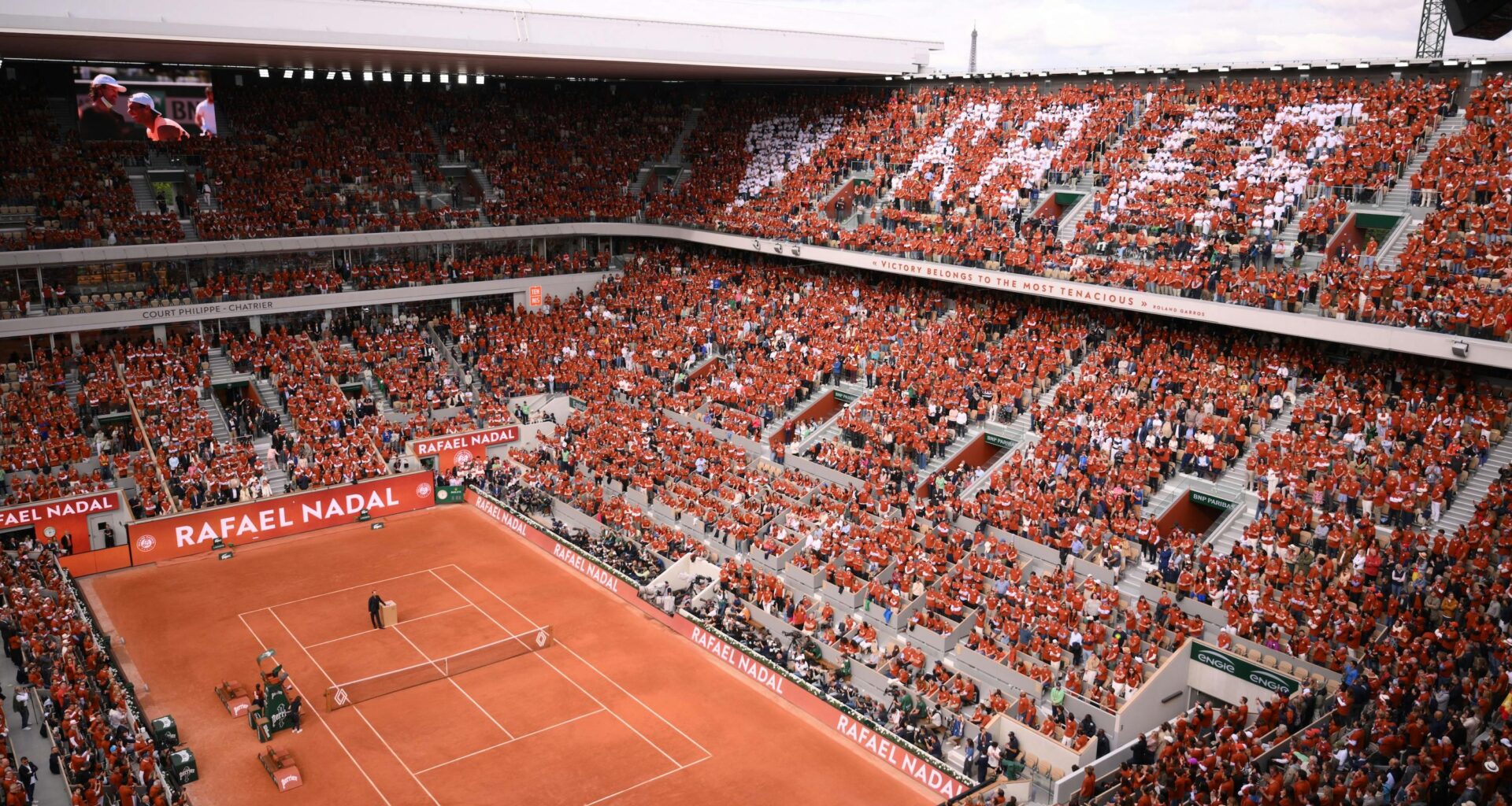 Cérémonie hommage Rafael Nadal / Roland-Garros 2025
