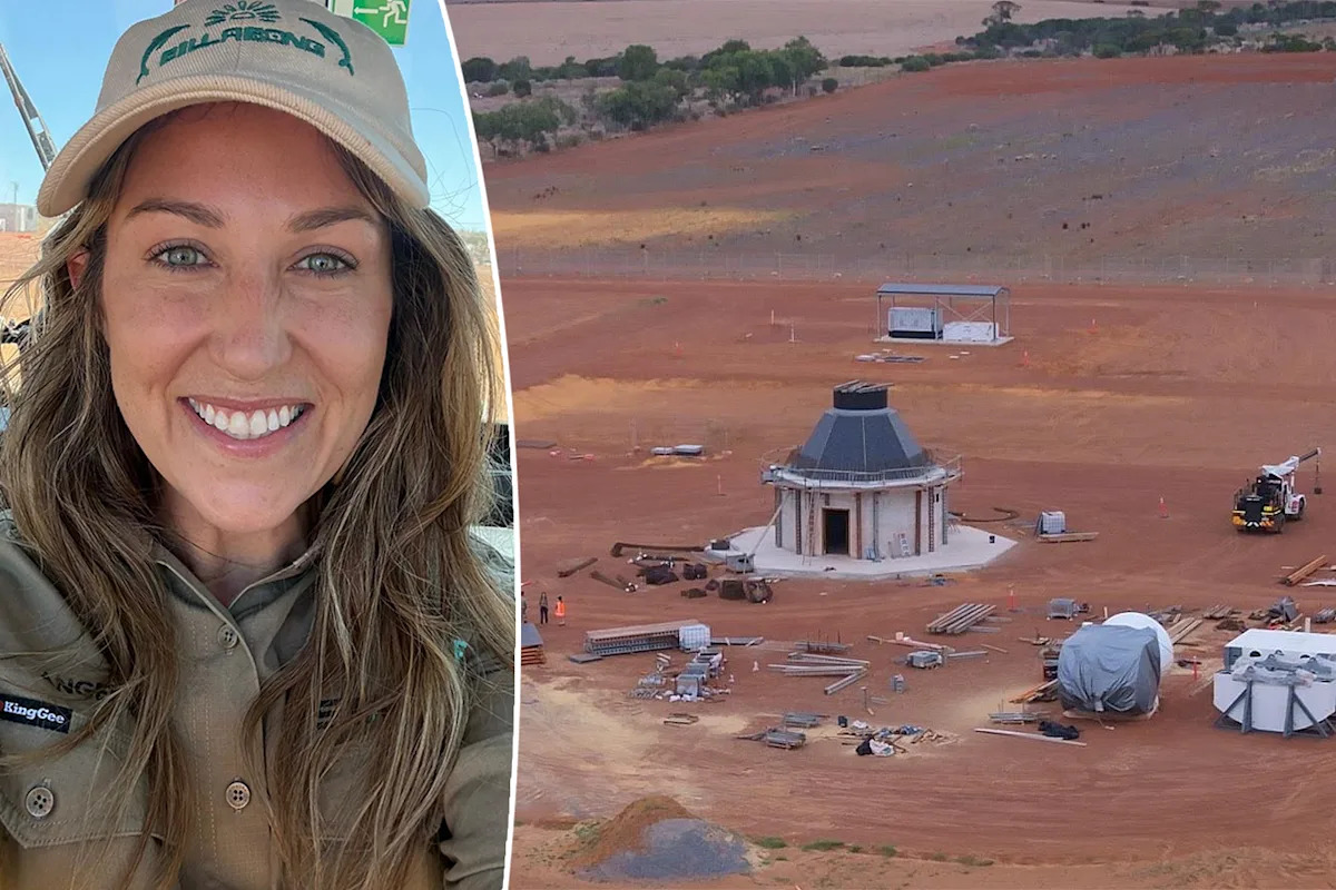 Unlikely reason for huge structure that's appeared in outback town: 'Not a lot out there'