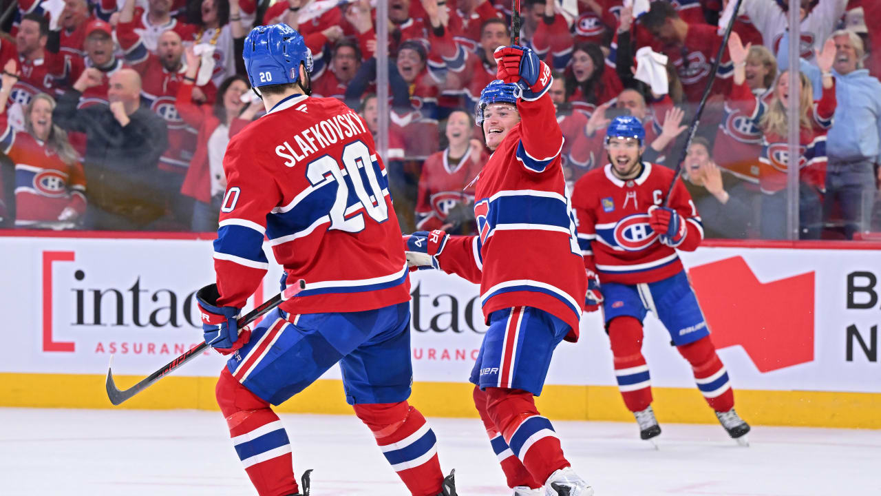 Slafkovsky tips in PPG | NHL.com