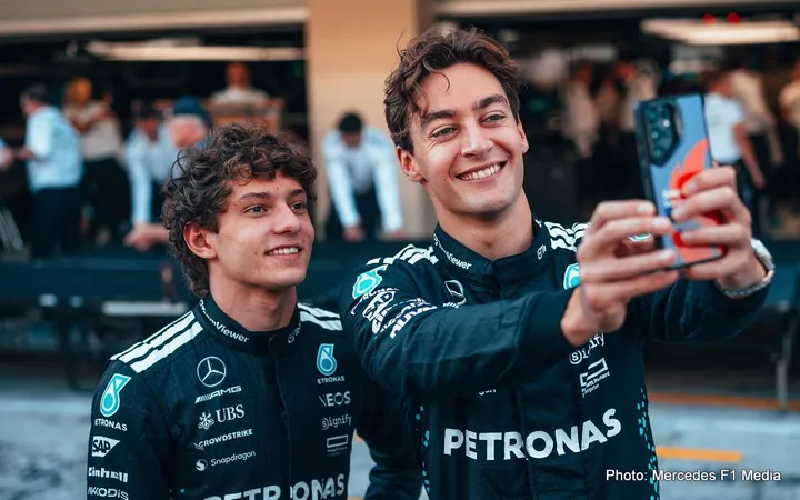 antonelli russell mercedes f1 title race
