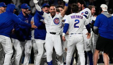 Michael Conforto comes through in a pinch as streaking Cubs rally in 9th for 5-4 win over Reds
