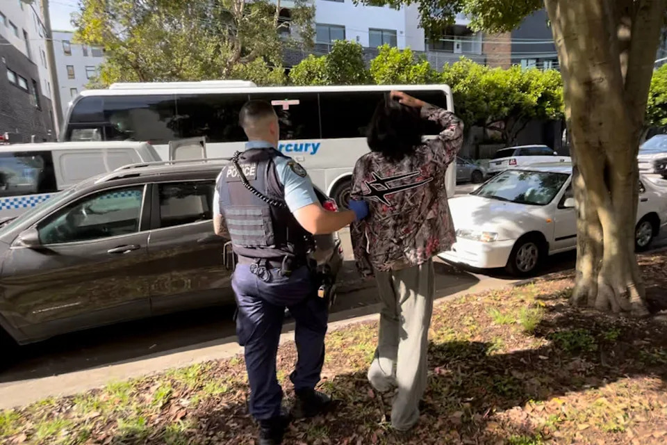Chinese national arrested in Sydney.