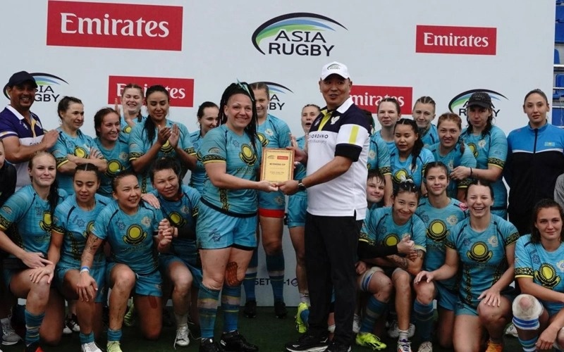 Kazakhstan women’s rugby team claims silver at Asian Championships in Almaty
