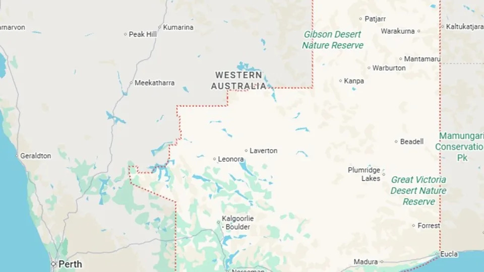 The Goldfields region is a major economic hub for Western Australia. Picture: Google