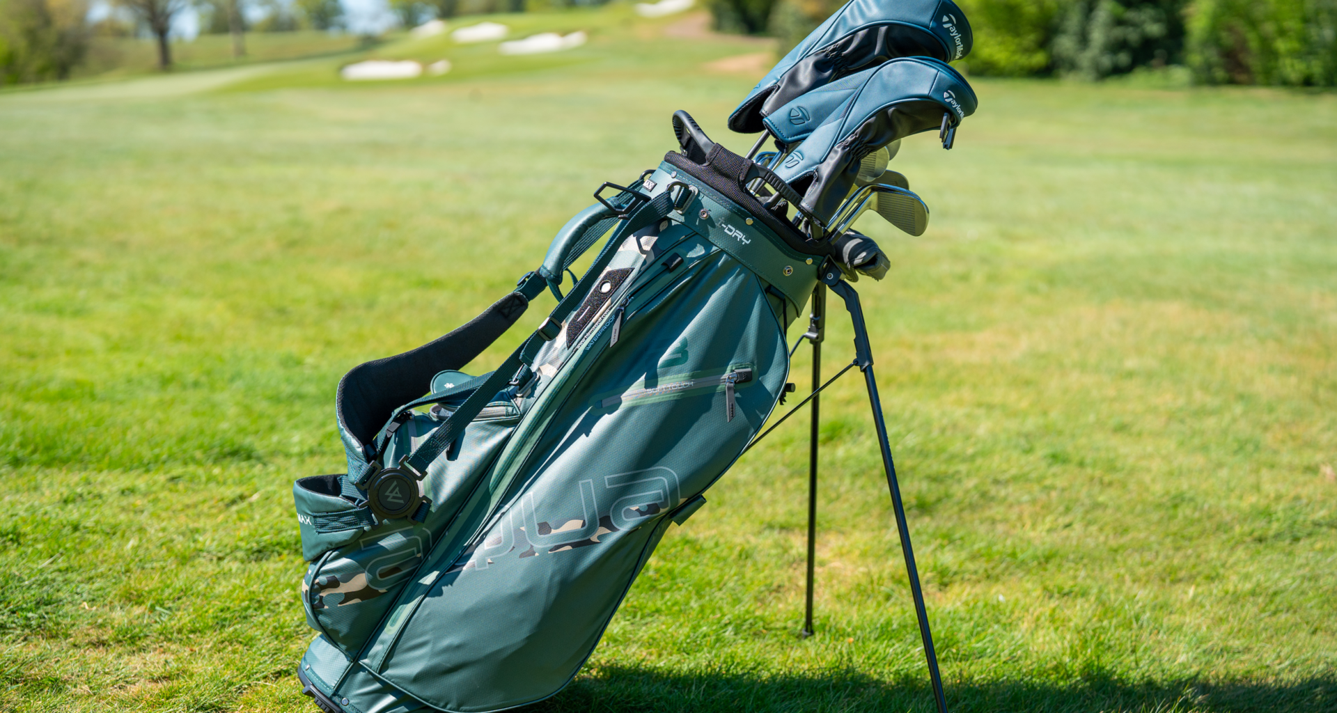 This New Waterproof Stand Bag Packs Cart Bag Storage, But There's One Small Catch
