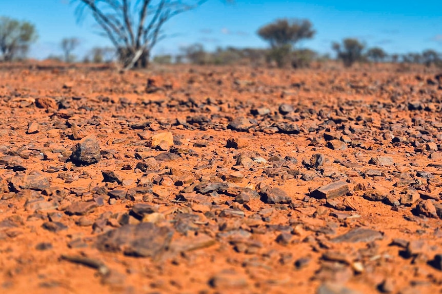Rocks in the the Murchison in Western Australia.