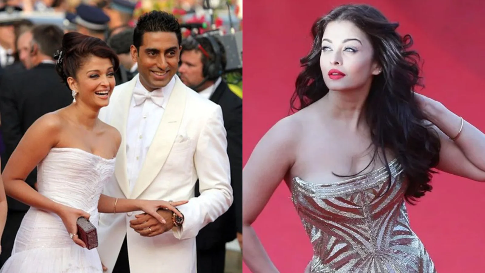 When Aishwarya Rai's 2014 Cannes Look Left Abhishek Bachchan's "Eyes Wide Open"