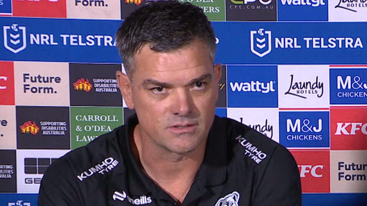 NRL 2026: Bulldogs coach Cameron Ciraldo hits out at journalists in press conference, player rumours, Matt Burton future, contract