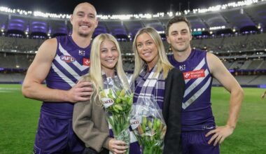 Fremantle Dockers stars’ partners prepare to celebrate extra-special Mother’s Day
