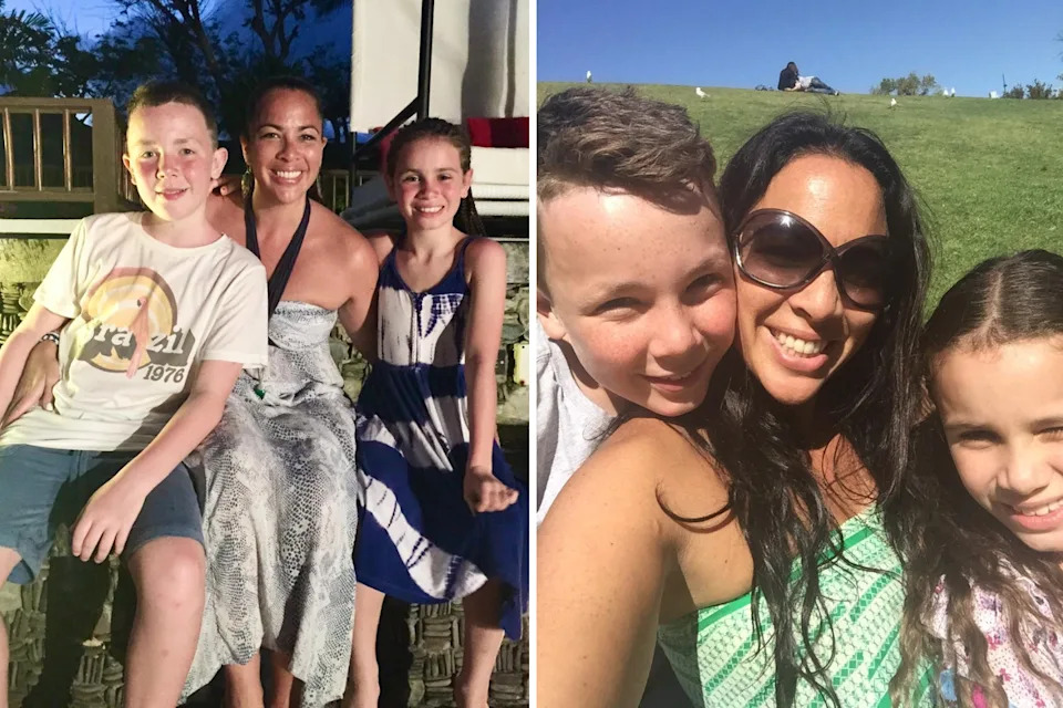Single mum-of-two Baci said she was forced to organise most of her Mother's Day events after getting divorced. Source: Supplied