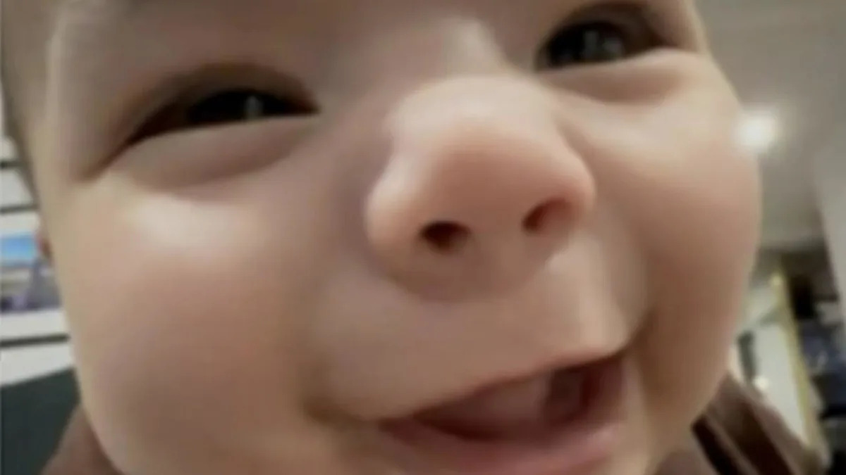 Frantic search for missing baby boy