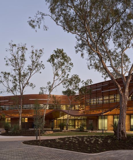 The contemporary facility brings together ages, abilities and cultures across two pavilions.