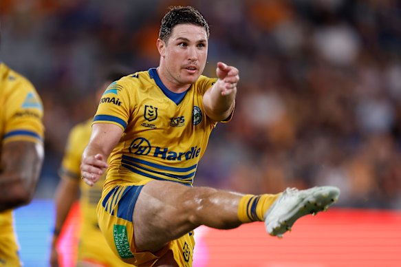 Mitchell Moses is playing for a NSW jumper.