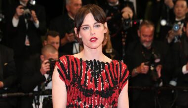 Kristen Stewart Wears Beaded Mesh Chanel Gown to Cannes