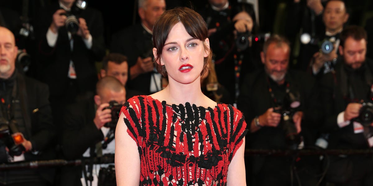 Kristen Stewart Wears Beaded Mesh Chanel Gown to Cannes