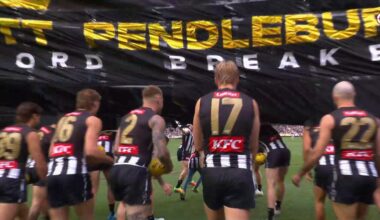 Scott Pendlebury breaks AFL games record live updates: Collingwood vs West Coast