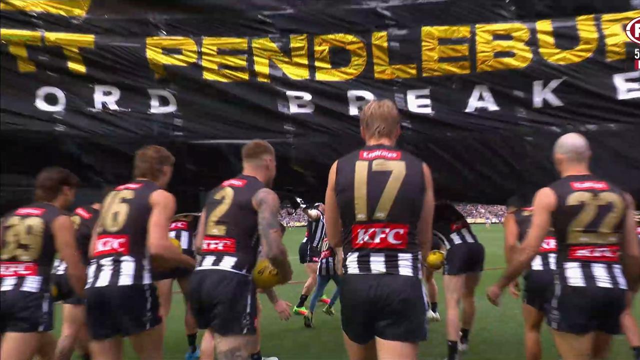 Scott Pendlebury breaks AFL games record live updates: Collingwood vs West Coast