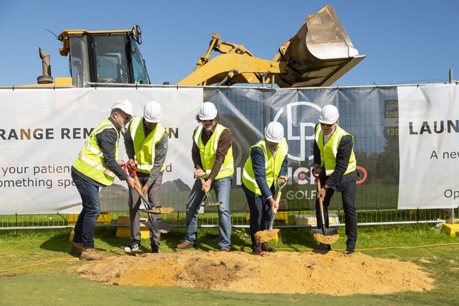 Work has officially begun on the highly anticipated new driving range in Fremantle.