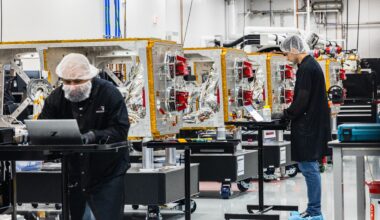 Rocket Lab's Lightning Spacecraft Production Line